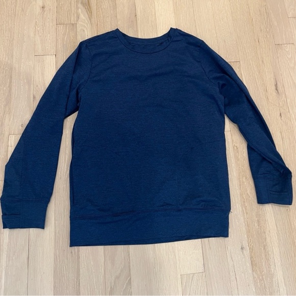 Rockets of Awesome Boys Tech Long Sleeve Shirt Navy Blue Size 10/12 NEW - Picture 1 of 6